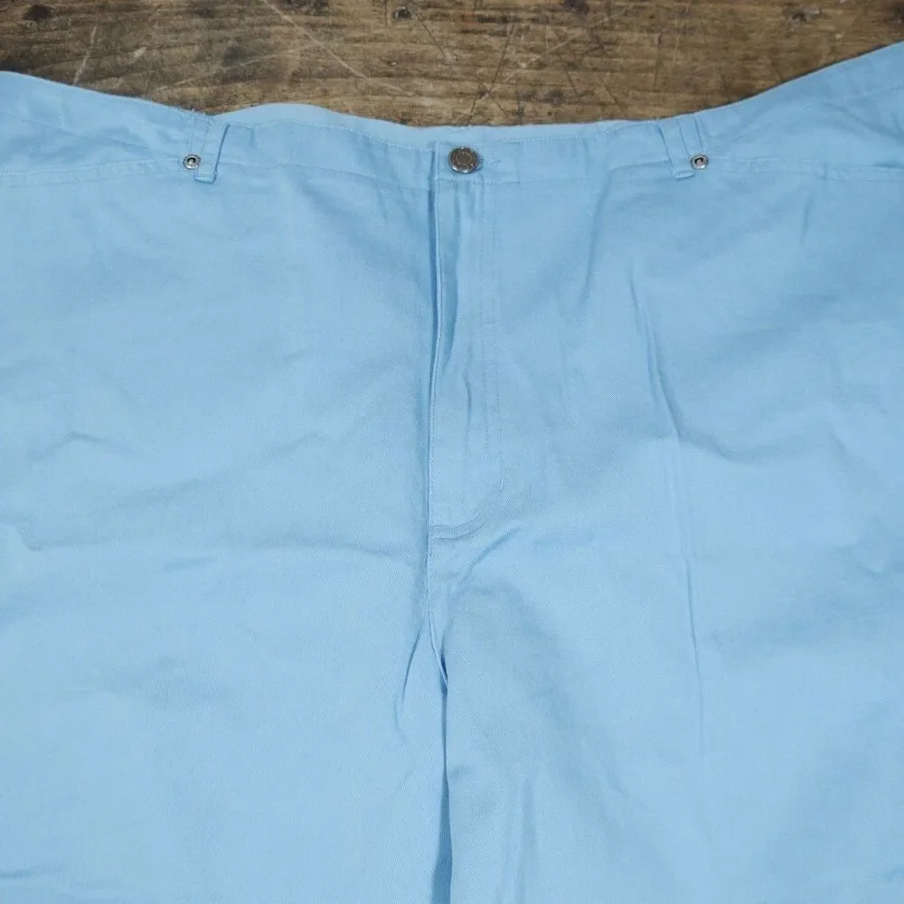 Liz Claiborne Crazy Horse Shorts Sz 24W Pants NWT Light Blue Cotton